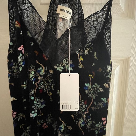 Zadig & Voltaire -- Christy Velvet in Noir - Picture 3 of 4